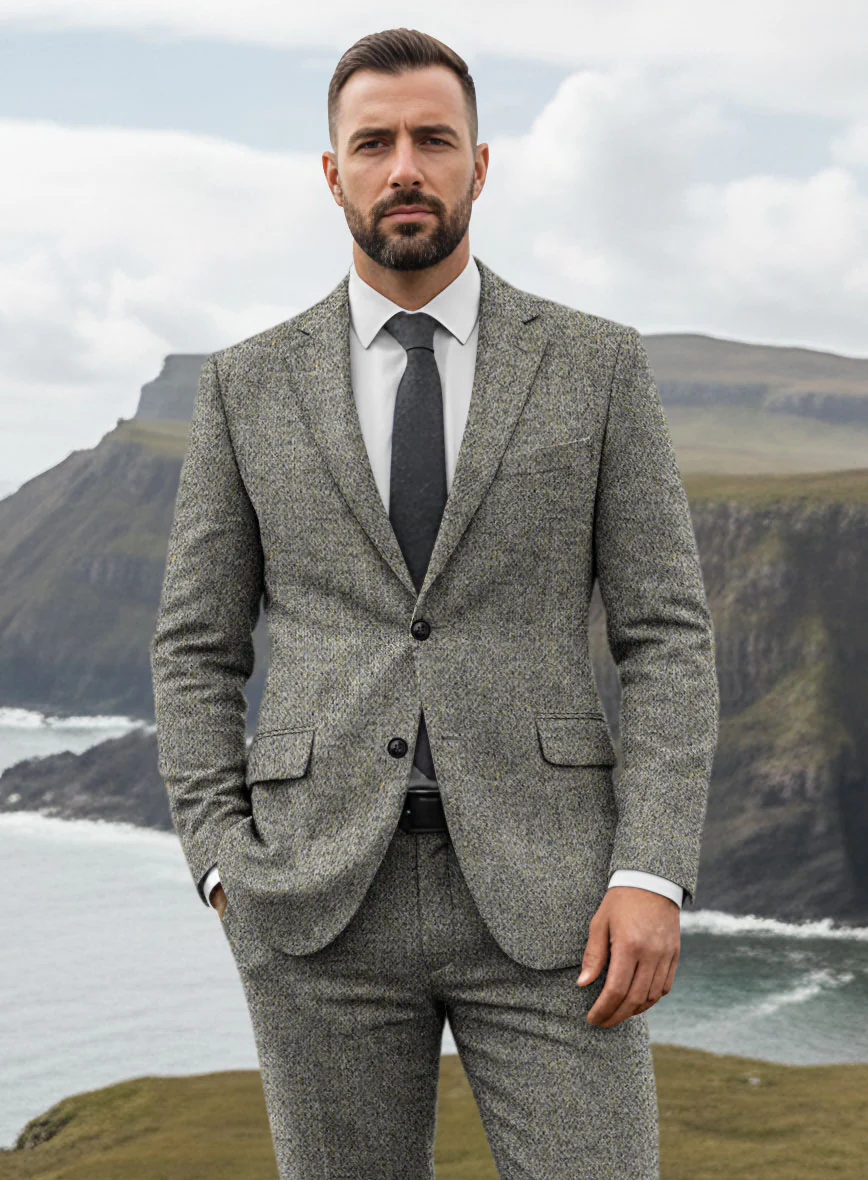 Harris Tweed Graystone Hopsack Jacket - Image 2