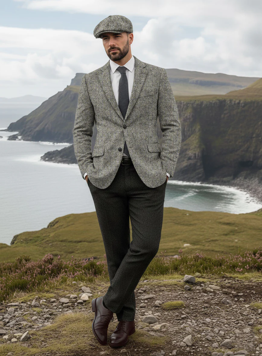 Harris Tweed Graystone Hopsack Jacket - Image 3