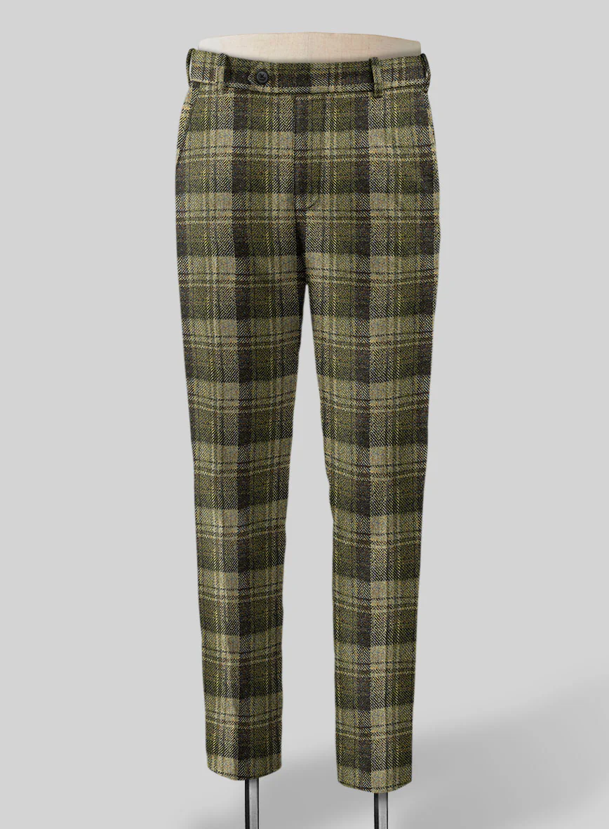 Harris Tweed Green Tartan Suit - Image 4