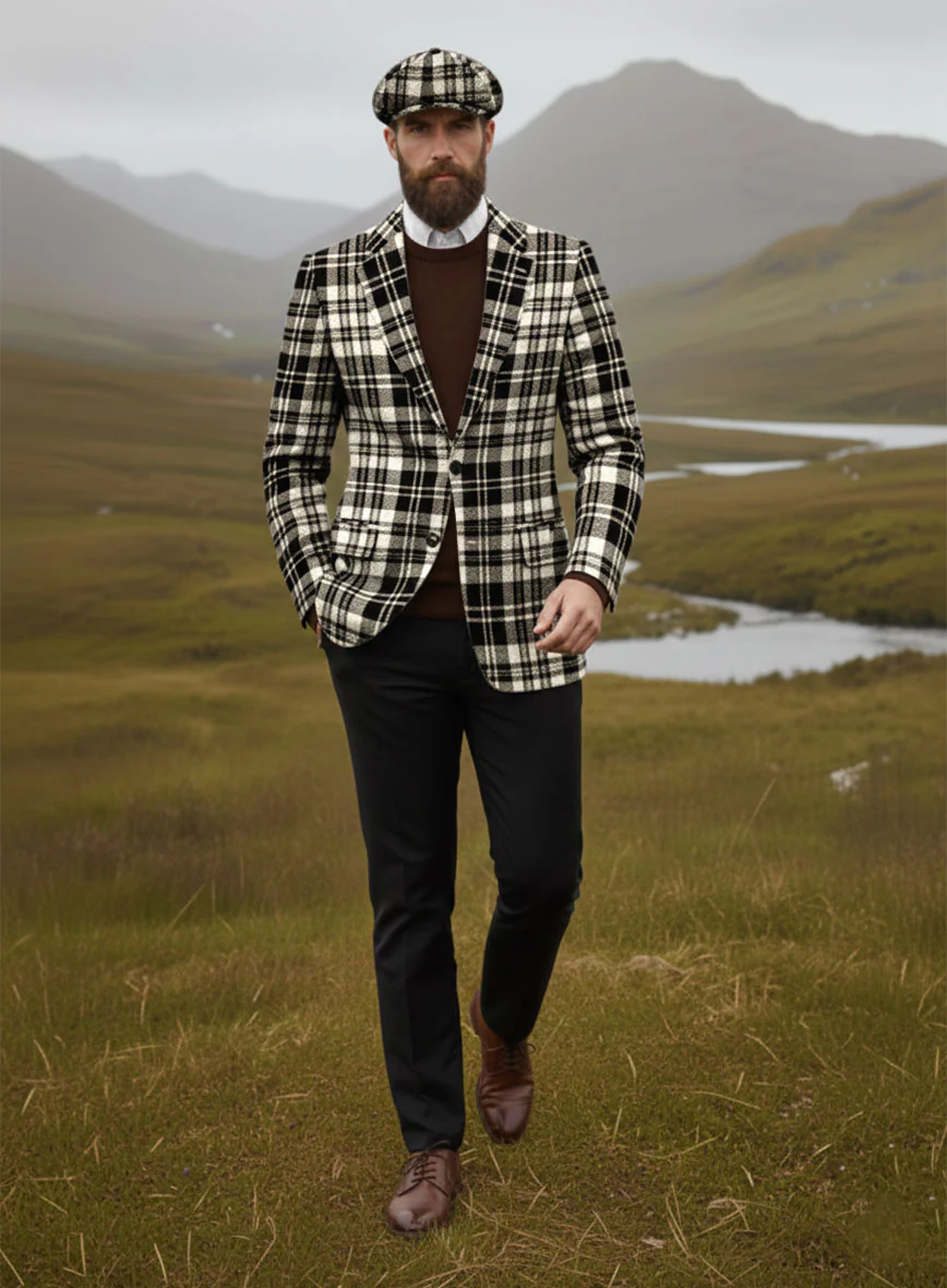 Harris Tweed Heatherrock Tartan Jacket - Image 3