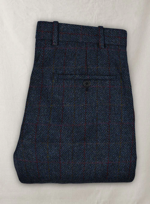 Harris Tweed King Blue Pants - Image 7