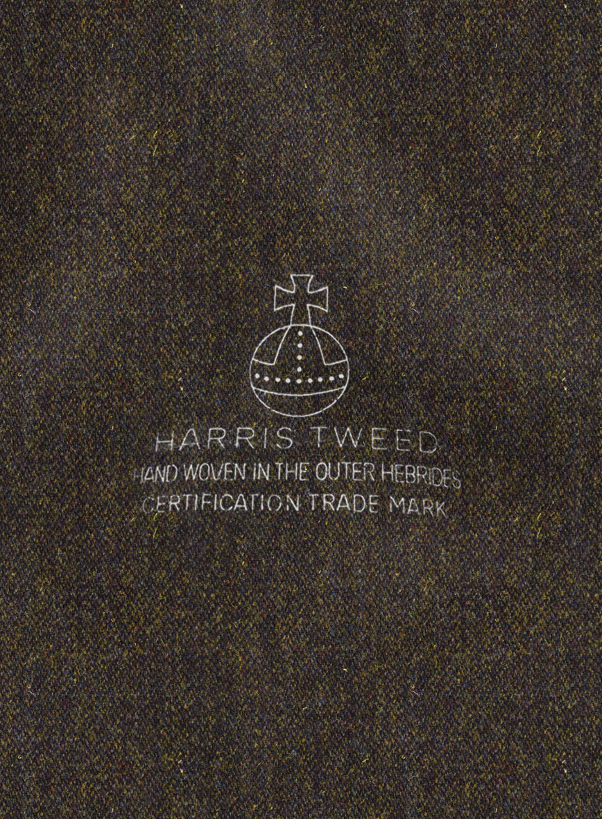 Harris Tweed Melange Brown Newsboy Cap - Image 4