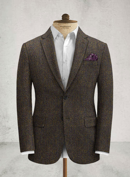 Harris Tweed Melange Brown Suit - Image 2