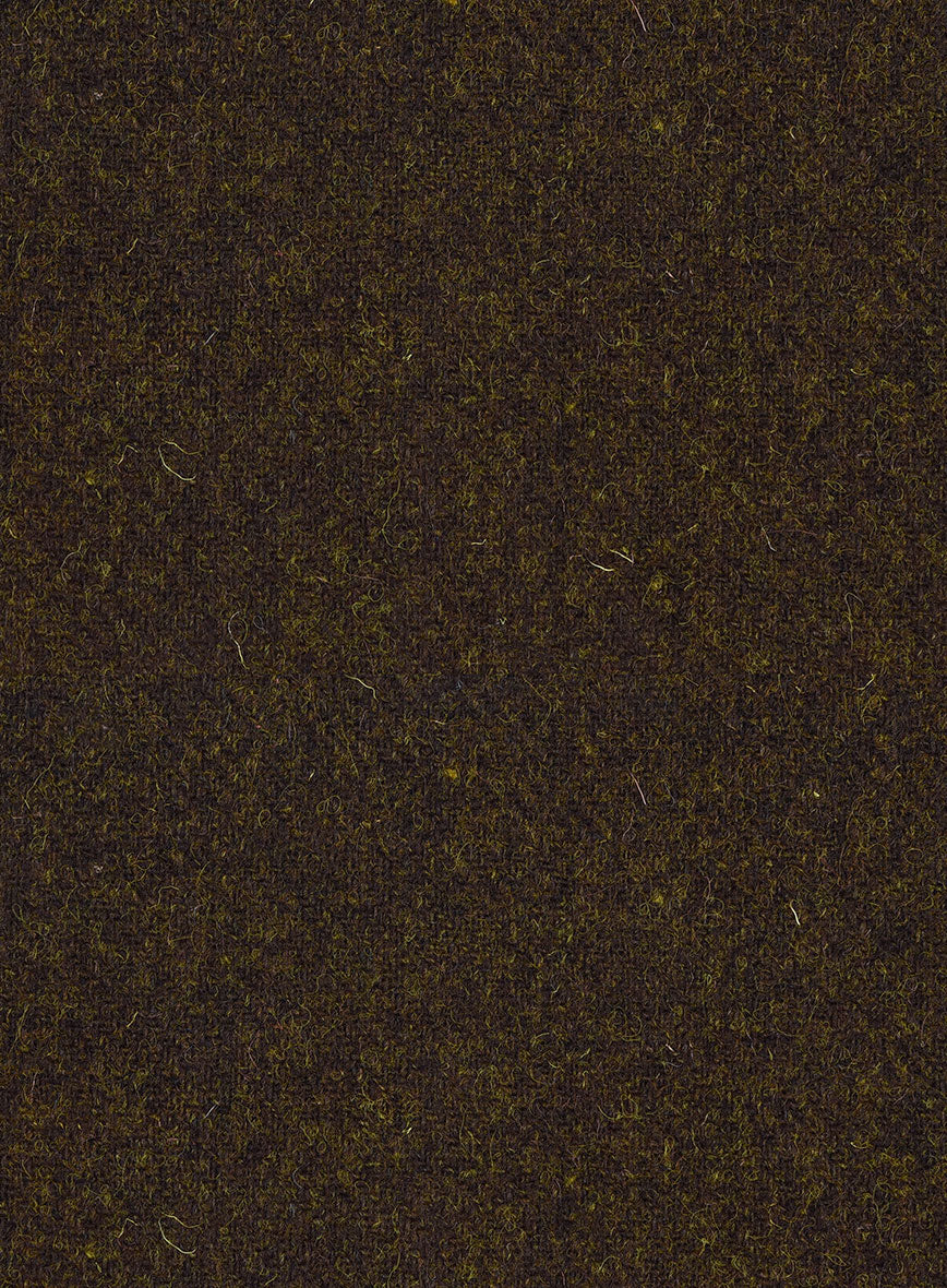 Harris Tweed Melange Dark Brown Hunting Vest - Image 4
