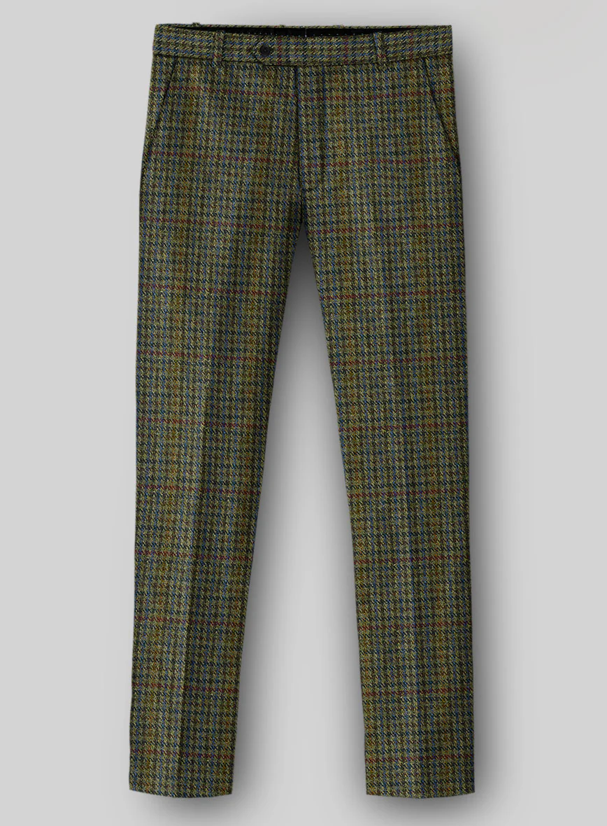 Harris Tweed Moss Green Houndstooth Suit - Image 6