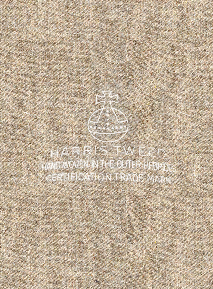 Harris Tweed Oatmoss Hopsack Pants - Image 3