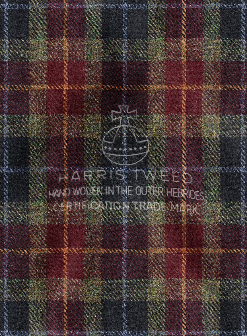 Harris Tweed Oscar Tartan Newsboy Cap - Image 4