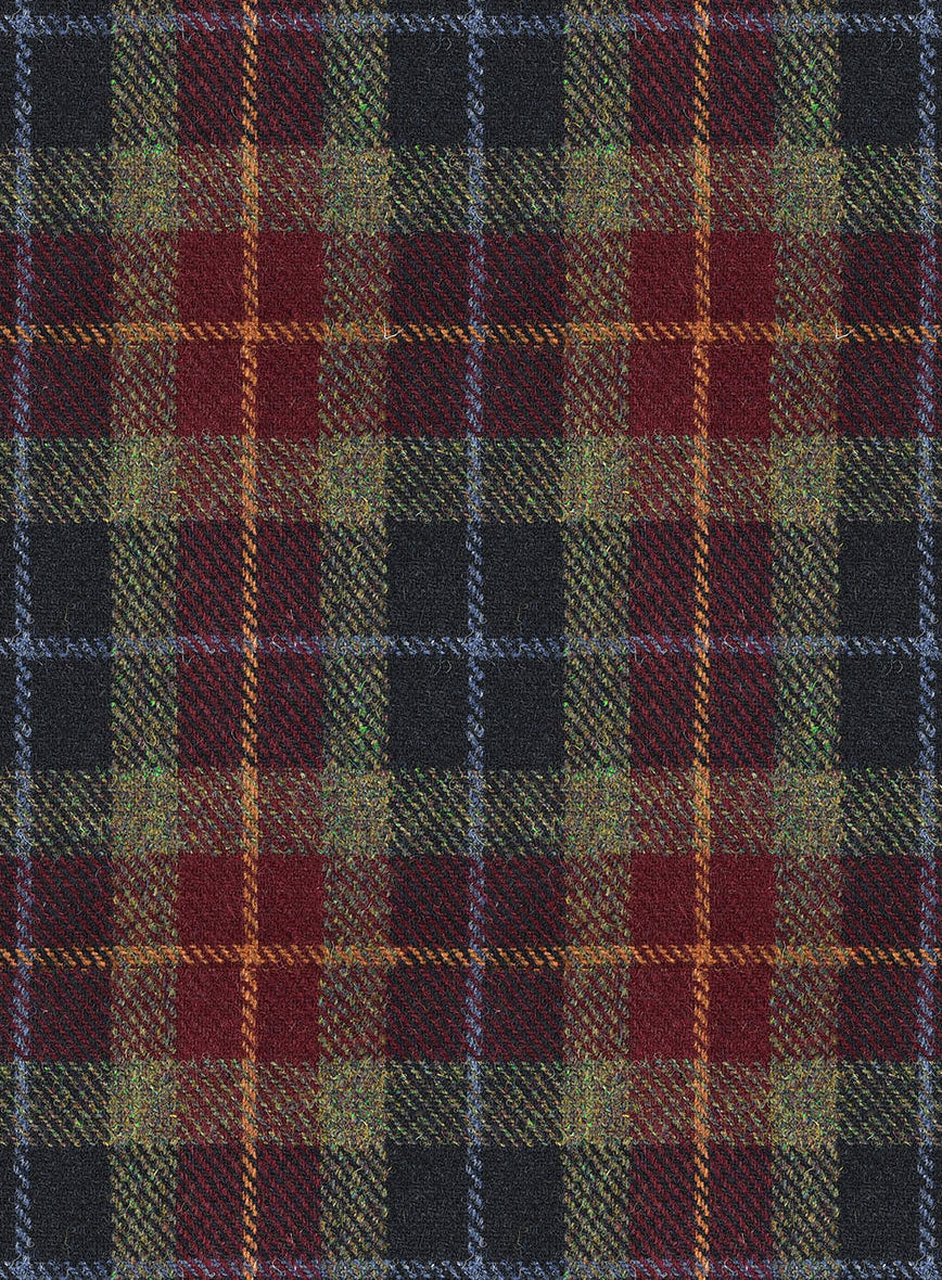 Harris Tweed Oscar Tartan Pea Coat - Image 4