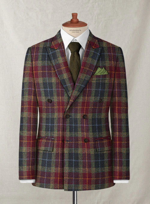 Harris Tweed Oscar Tartan Double Breasted Suit - Image 2