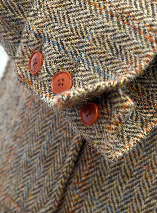 Harris Tweed Ranger Brown Hunter Style Jacket II - Image 2