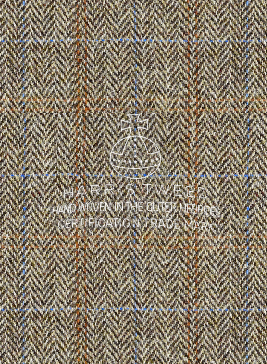 Harris Tweed Ranger Brown Hunting Vest - Image 4