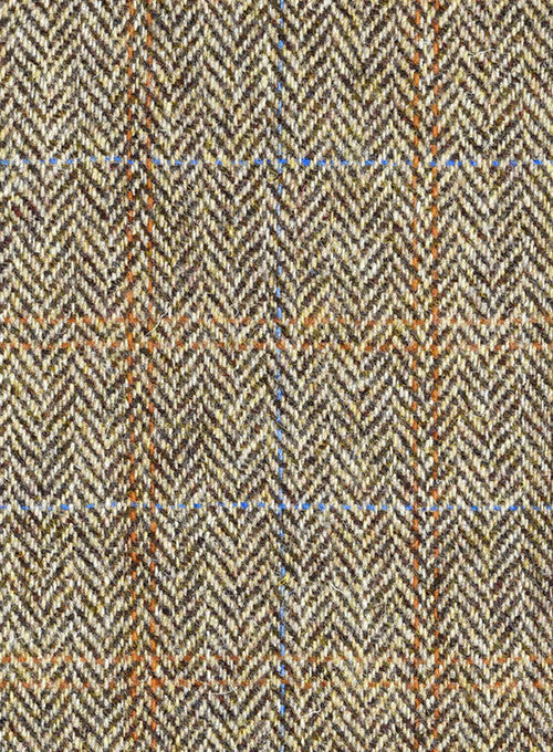 Harris Tweed Ranger Brown Double Breasted Jacket - Image 3