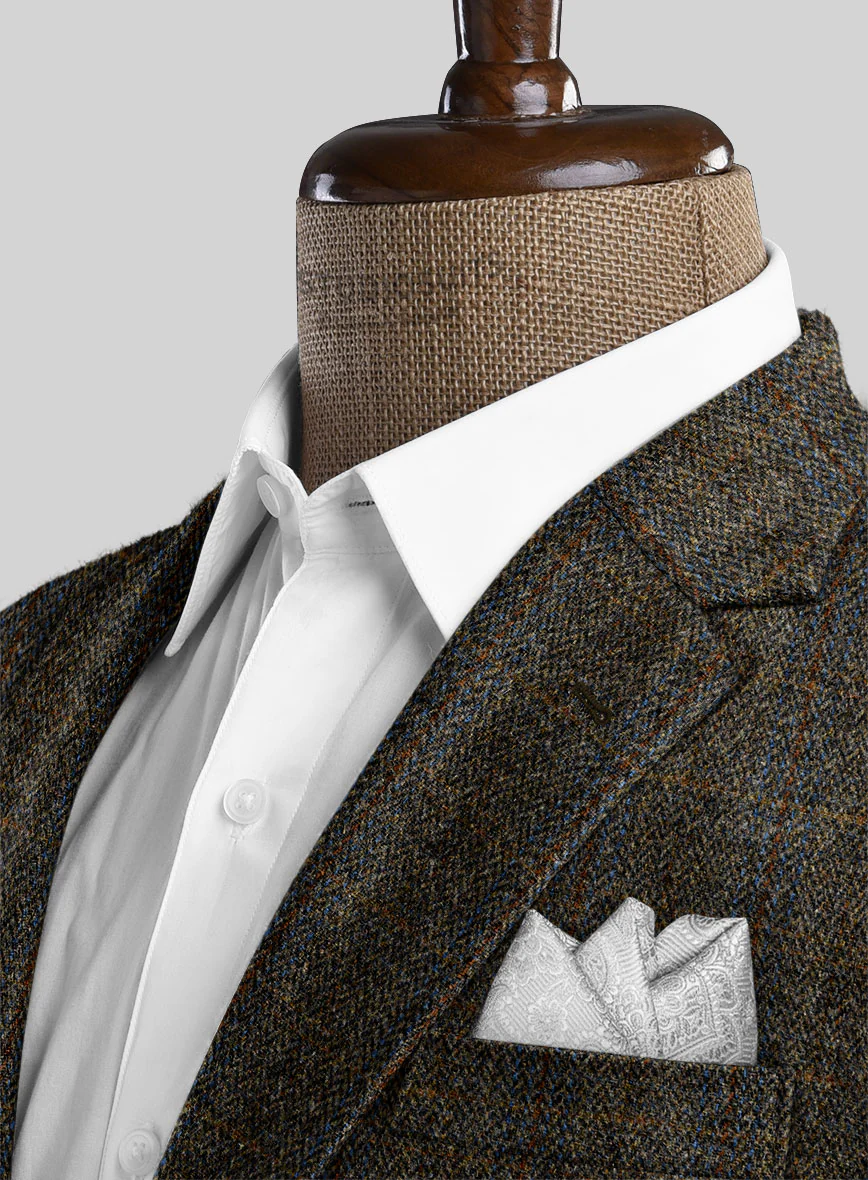 Harris Tweed Ranger Gray Blue Suit - Image 5
