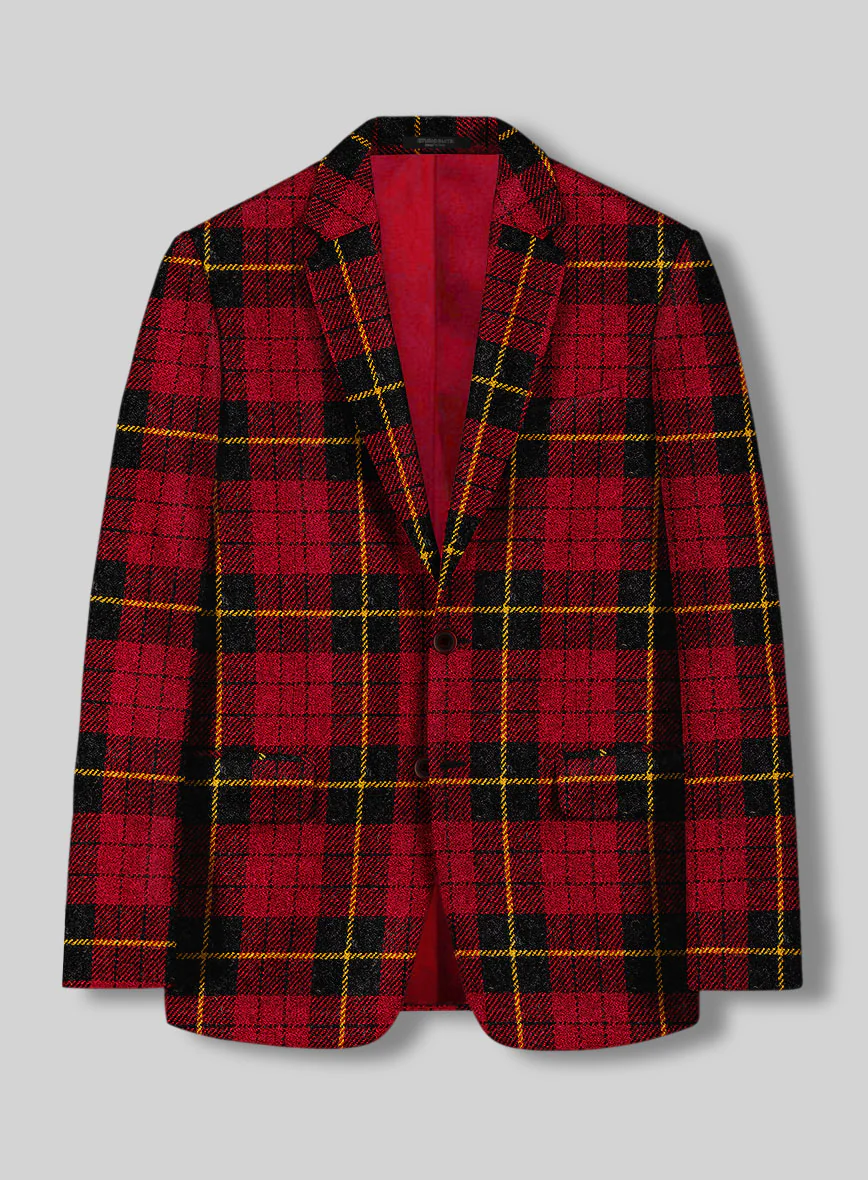 Harris Tweed Redcrest Tartan Suit - Image 3