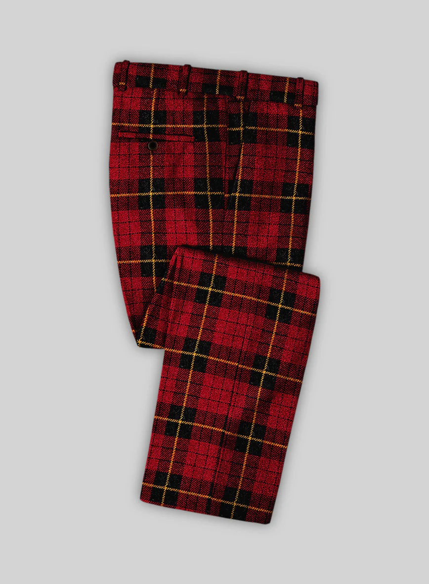 Harris Tweed Redcrest Tartan Suit - Image 4