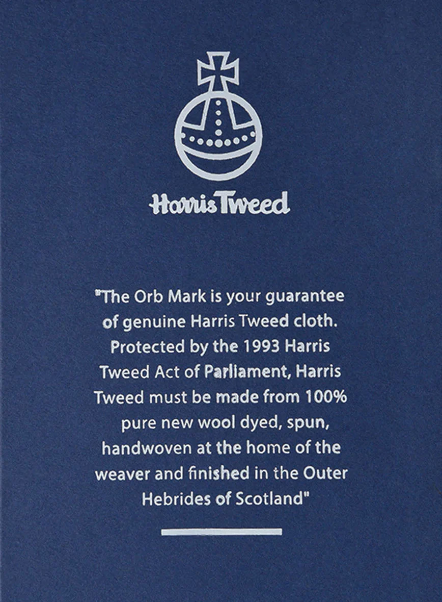 Harris Tweed Ridge Brown Herringbone GQ Overcoat - Image 5