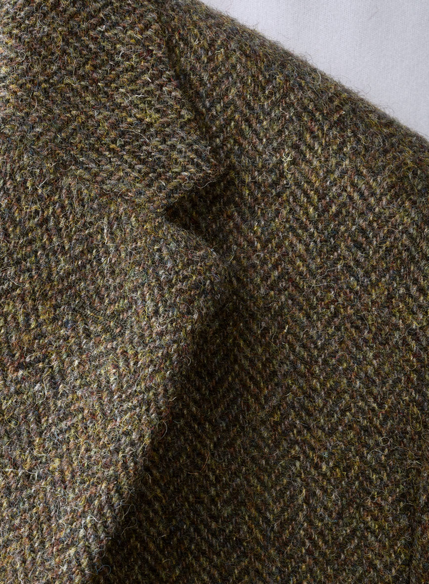 Harris Tweed Ridge Brown Herringbone Suit - Image 4