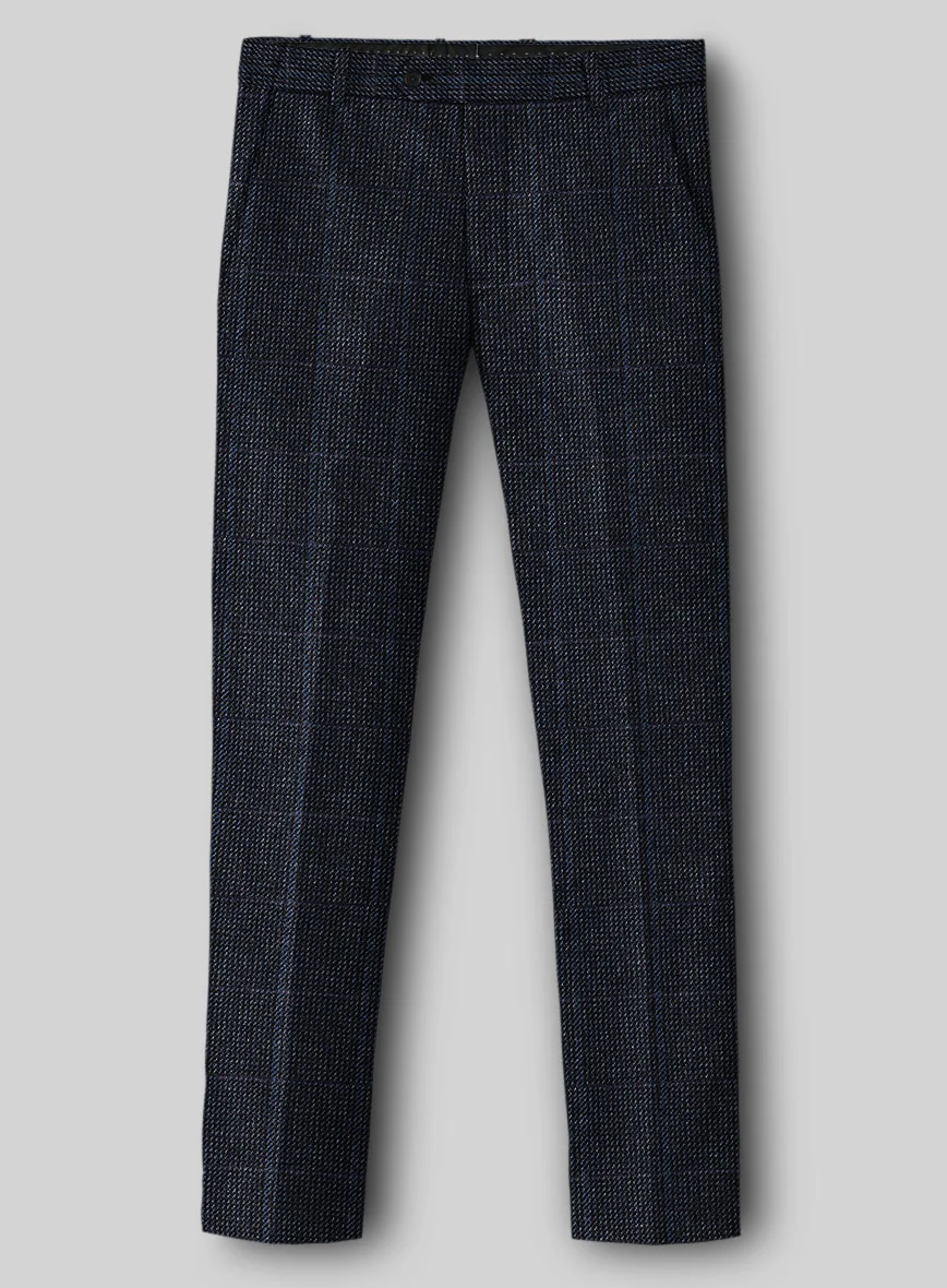 Harris Tweed Rope Blue Suit - Image 6