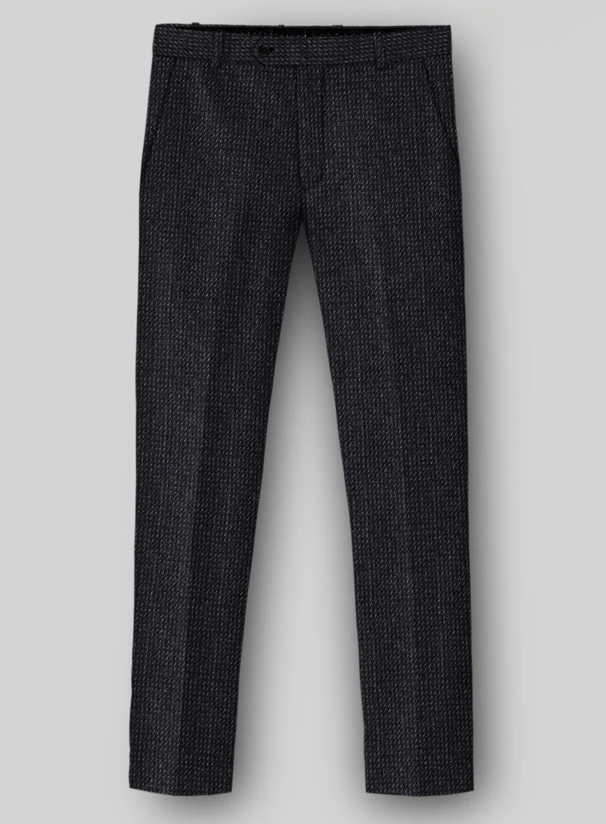 Harris Tweed Rope Dark Blue Suit - Image 6