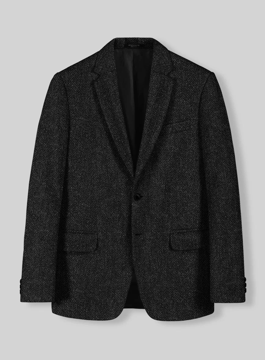 Harris Tweed Royal Charcoal Suit - Image 3