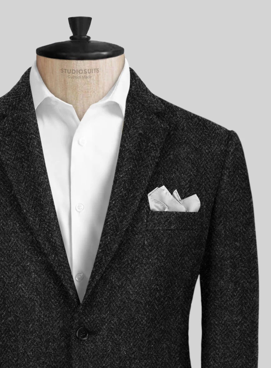 Harris Tweed Royal Charcoal Suit - Image 4