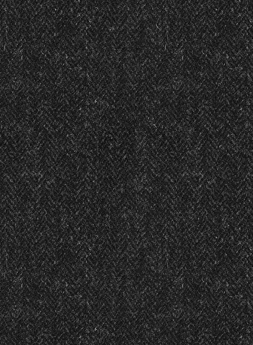 Harris Tweed Royal Charcoal Double Breasted Suit - Image 5
