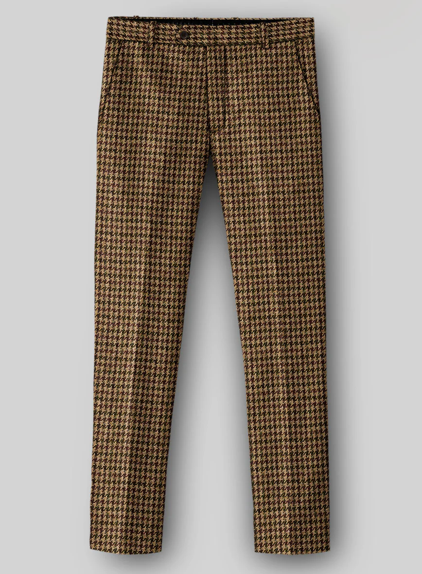 Harris Tweed Russet Houndstooth Suit - Image 6
