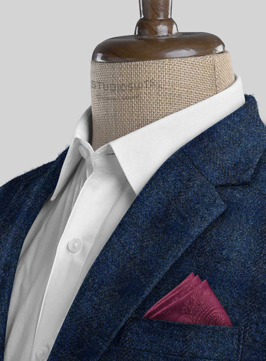 Harris Tweed Scot Blue Suit - Image 5