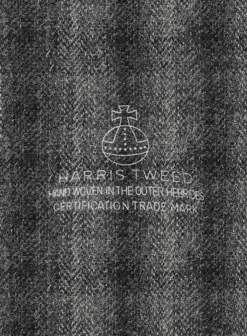 Harris Tweed Scot Gray Jacket - Image 3