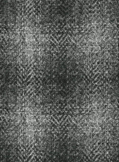 Harris Tweed Scot Gray Pea Coat - Image 2