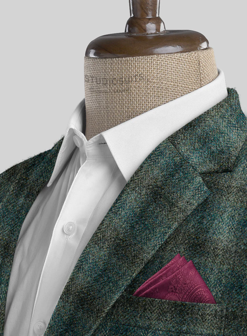 Harris Tweed Scot Green Jacket - Image 2