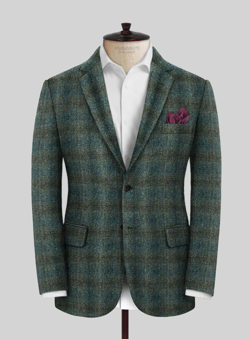 Harris Tweed Scot Green Suit - Image 3
