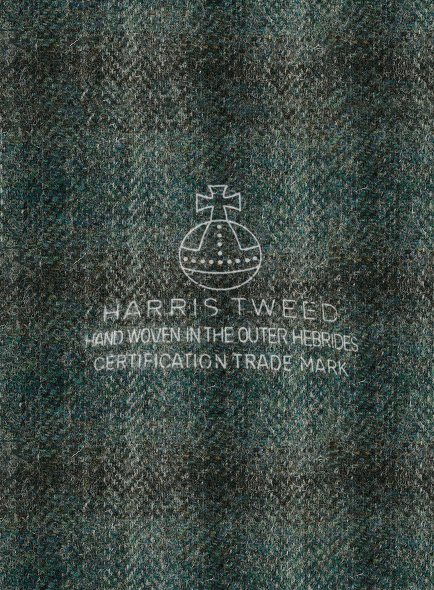 Harris Tweed Scot Green Double Breasted Suit - Image 4