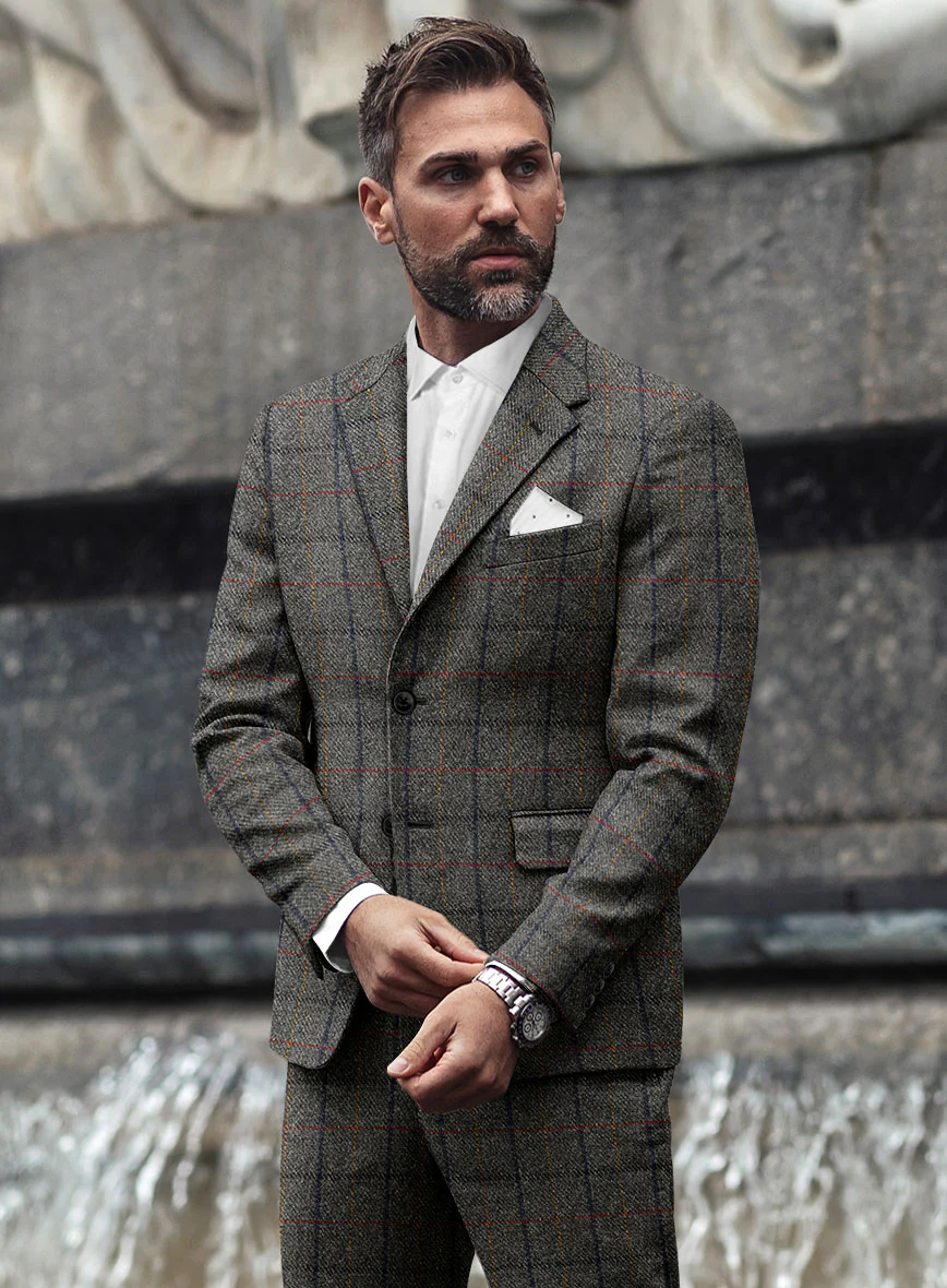 Harris Tweed Stormcrest Gray Jacket - Image 2