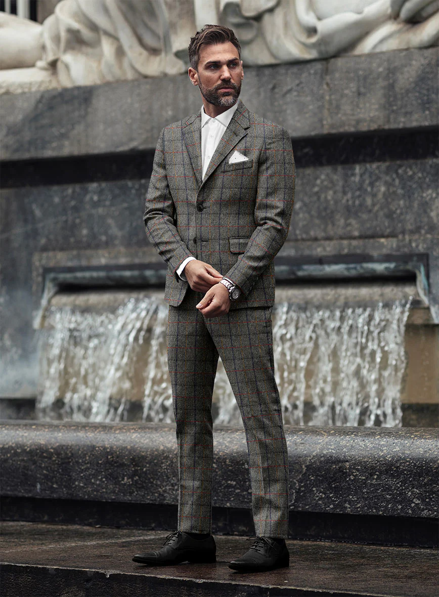 Harris Tweed Stormcrest Gray Suit - Image 2