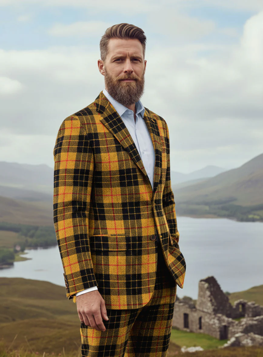 Harris Tweed Sunorchid Tartan Jacket - Image 2