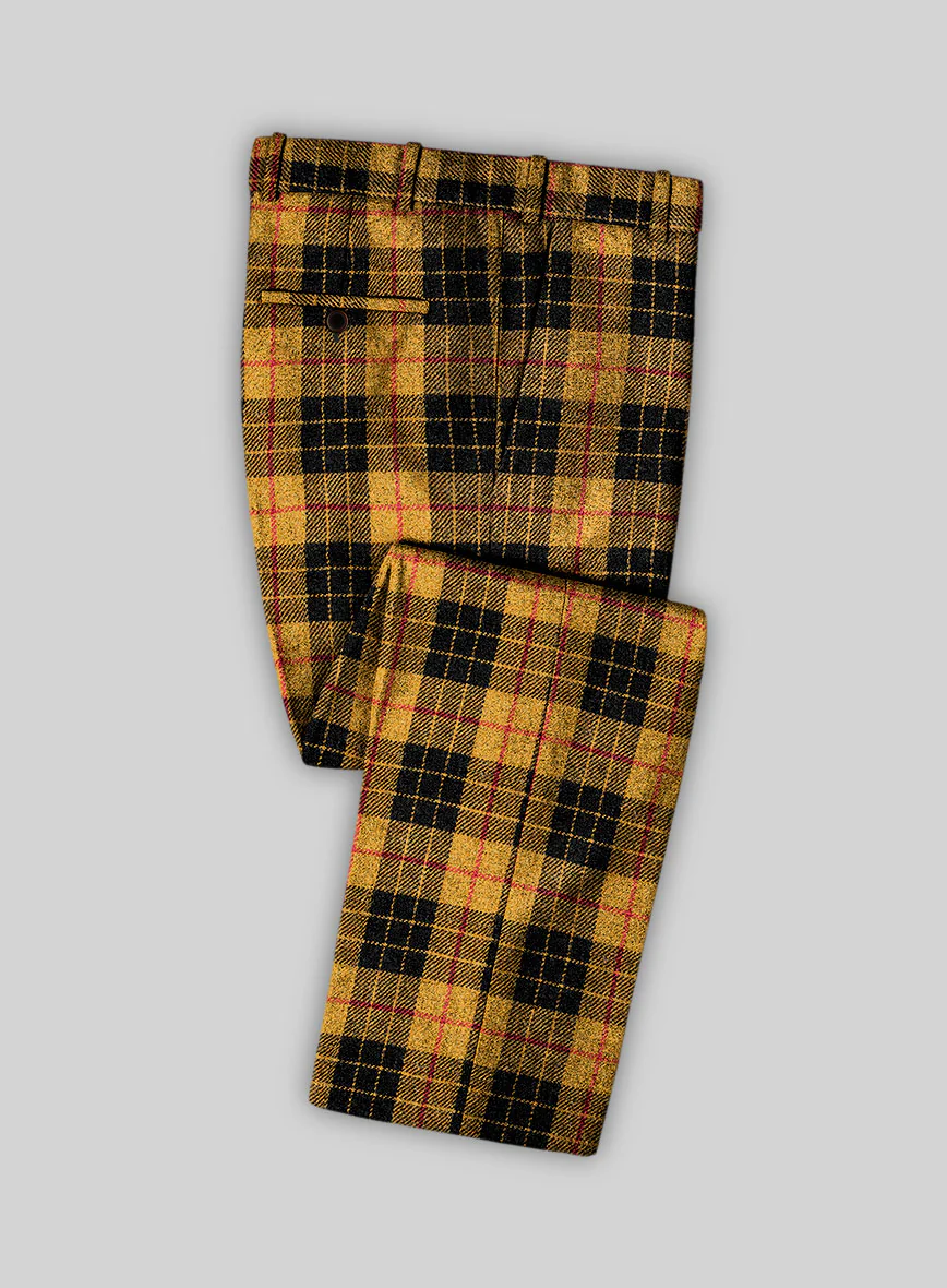 Harris Tweed Sunorchid Tartan Pants - Image 2