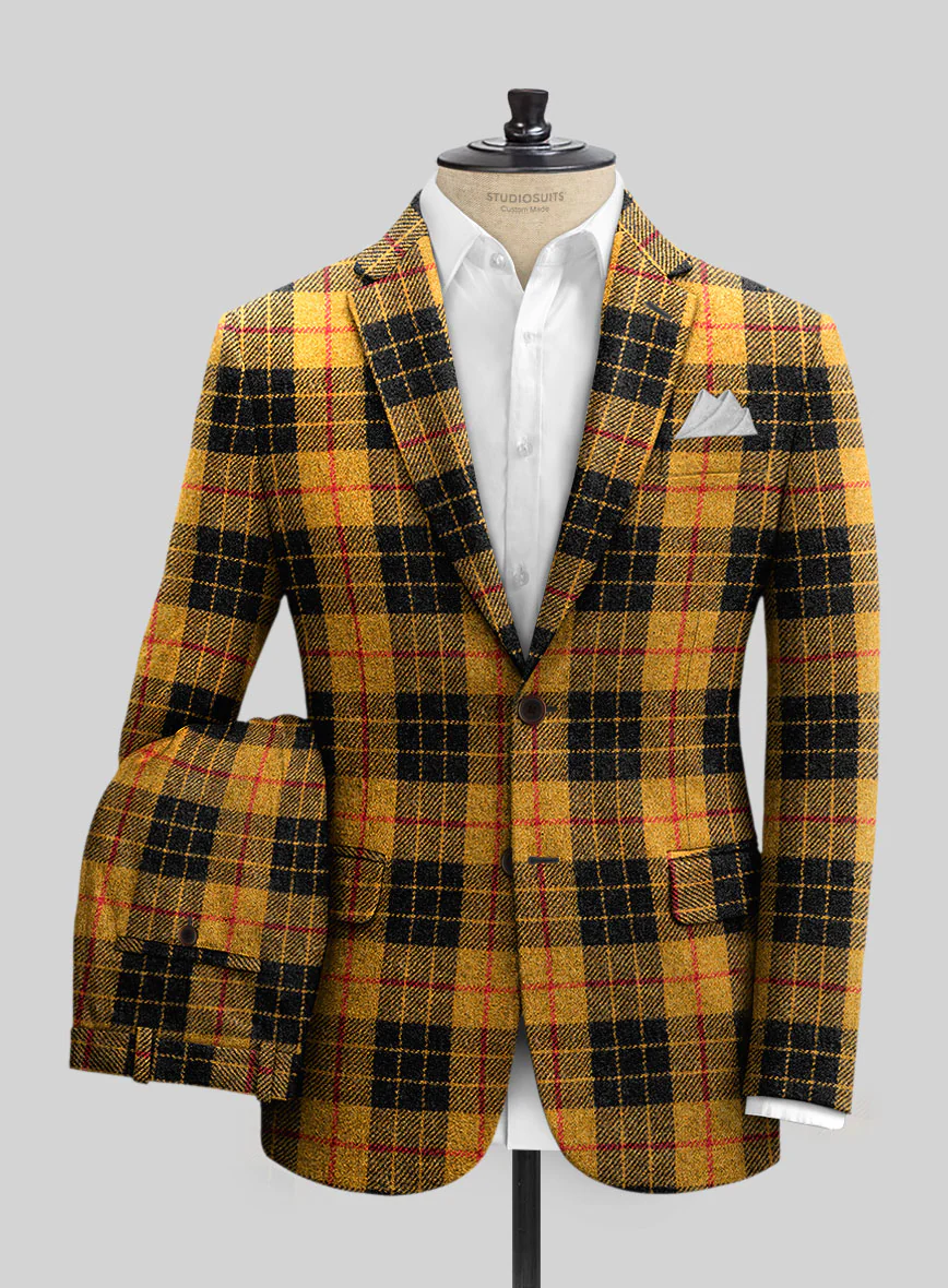 Harris Tweed Sunorchid Tartan Suit - Image 2