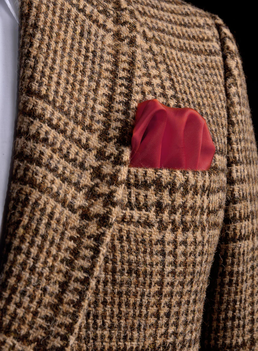 Harris Tweed Tan Glen Jacket - Image 3