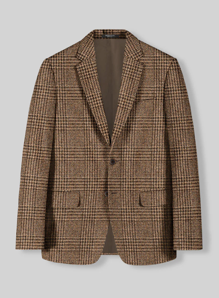 Harris Tweed Tan Glen Suit - Image 3