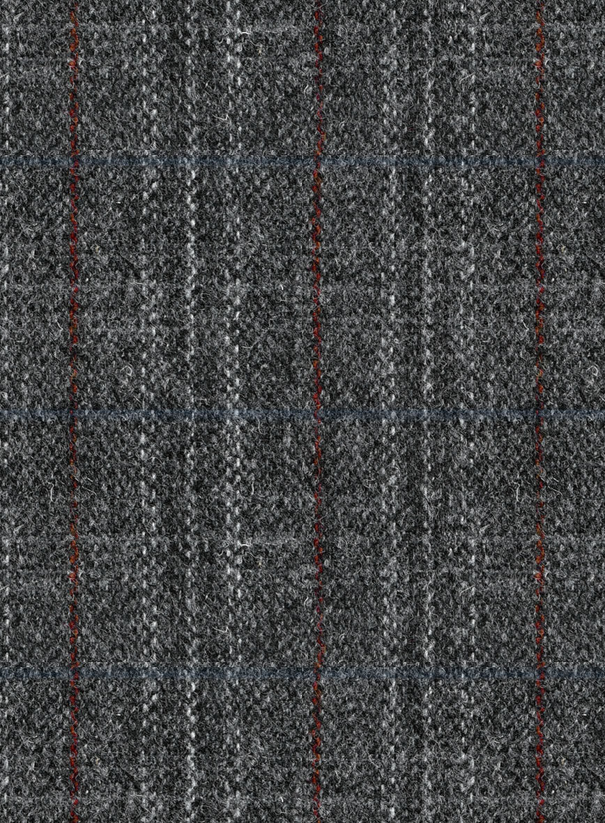 Harris Tweed Welsh Gray Double Breasted Suit - Image 4