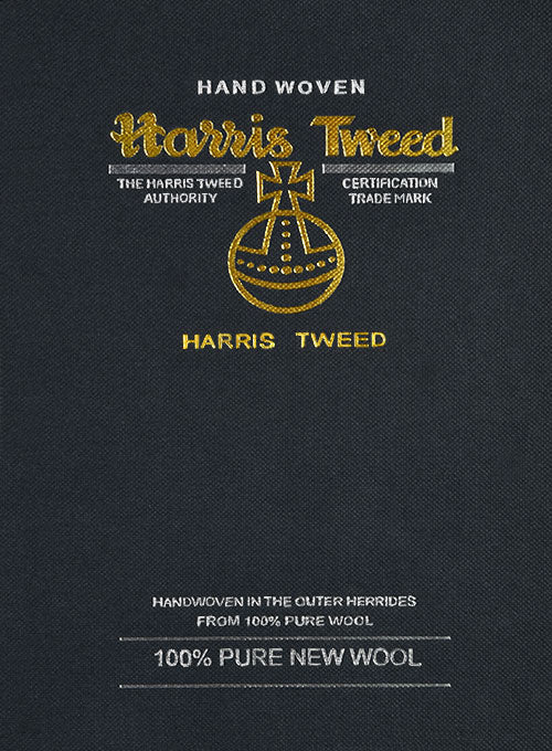 Harris Tweed Wide Herringbone Green Double Breasted Jacket - Image 5