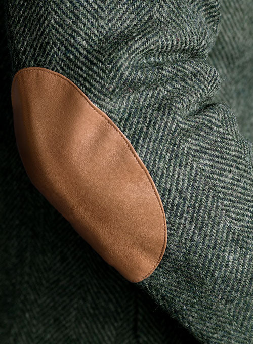 Harris Tweed Wide Herringbone Green Jacket II - Image 4