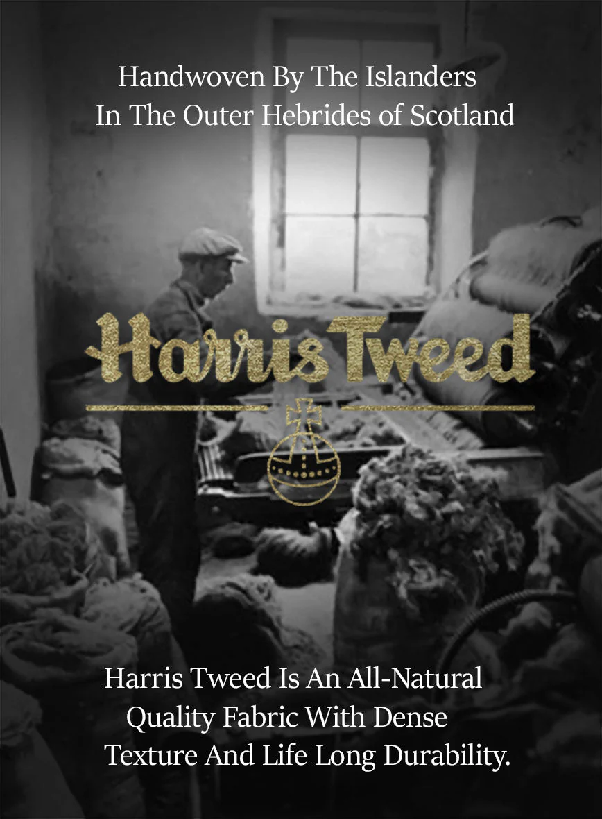 Harris Tweed Yale Tartan Pea Coat - Image 6