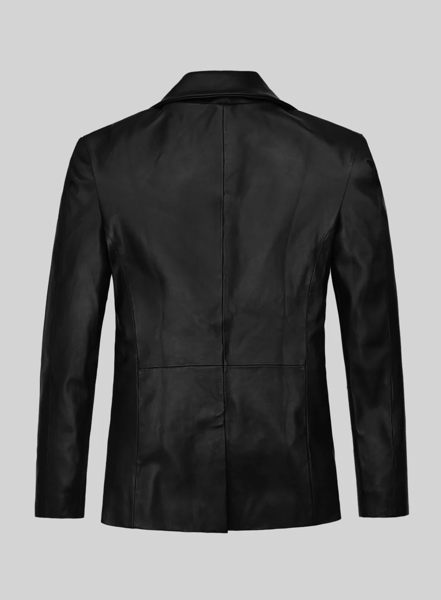 Harry Styles Leather Blazer - Image 2