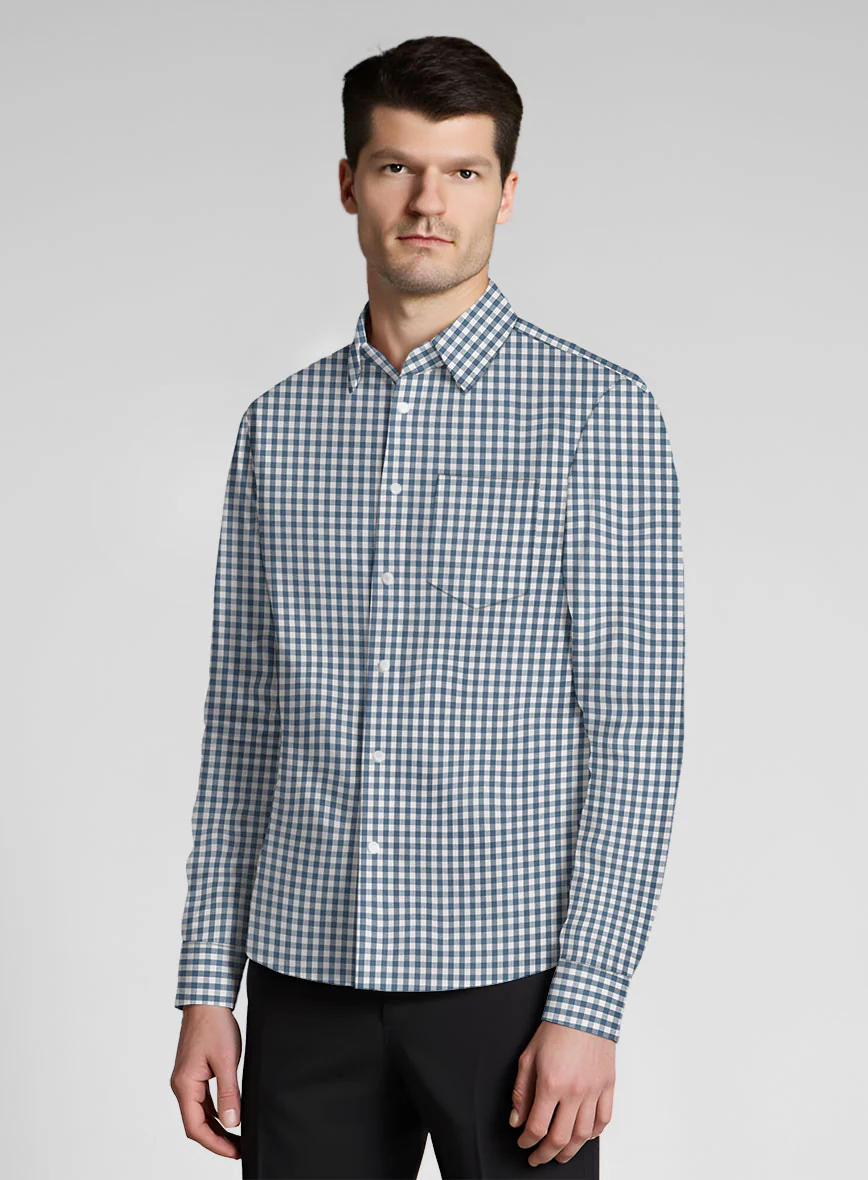 Harwick Check Cotton Shirt - Image 2