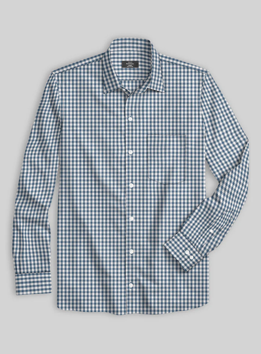 Harwick Check Cotton Shirt - Image 3