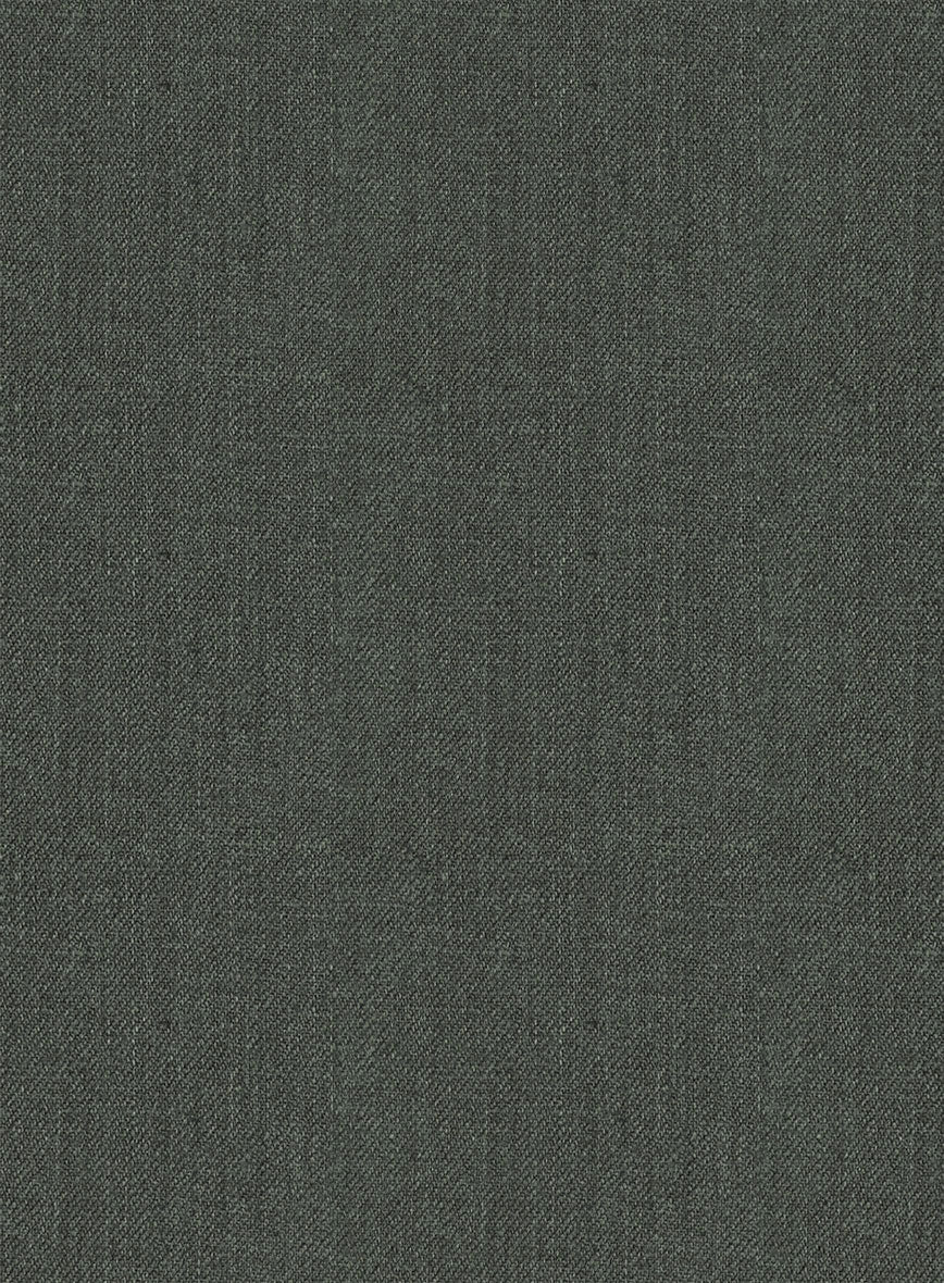 Heavy Linen Green Highland Trousers - Image 7