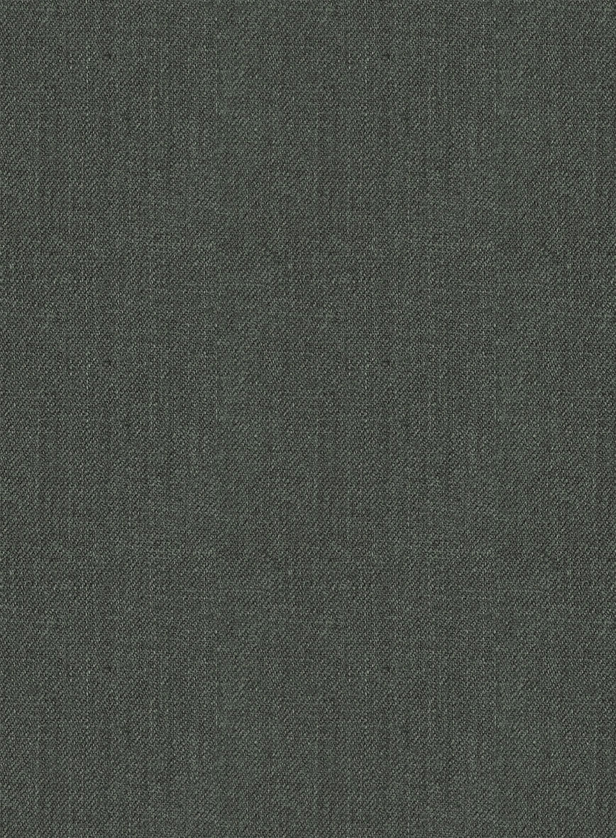 Heavy Linen Green Pants - Image 3