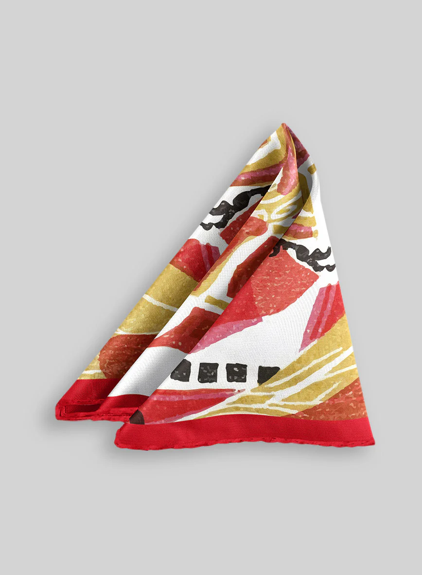Helm of Valor Silk Pocket Square - Image 2